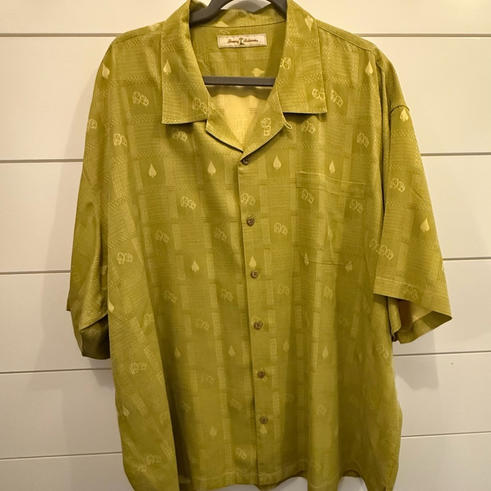 Tommy Bahama Olive Green Men's Shirt